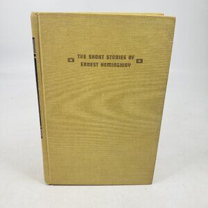 The Short Stories Of Ernest Hemingway 1966 Pages Bound Upside Down Hard Cover